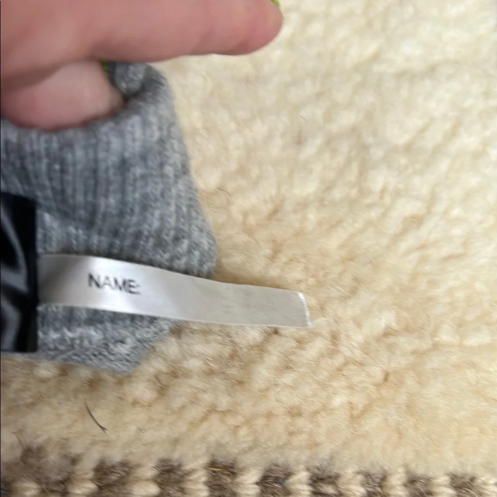 Gray Kids Gloves with Colorful Numbers ~ H & M